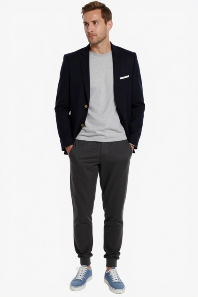 elevated casual blazer outfit
