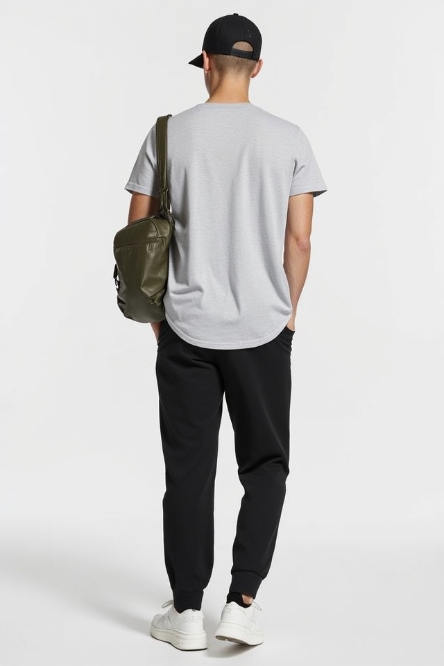 fitted t shirt jogger combo
