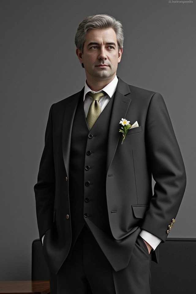 formal tailcoat evening ensemble