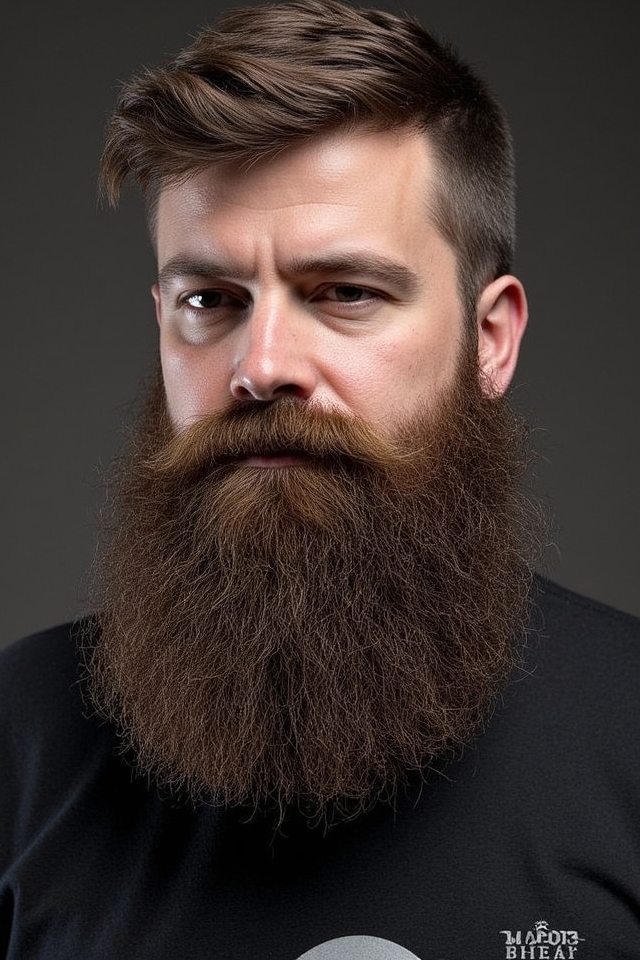 full bushy imperial beard