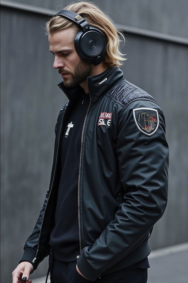 futuristic functional cyberpunk style