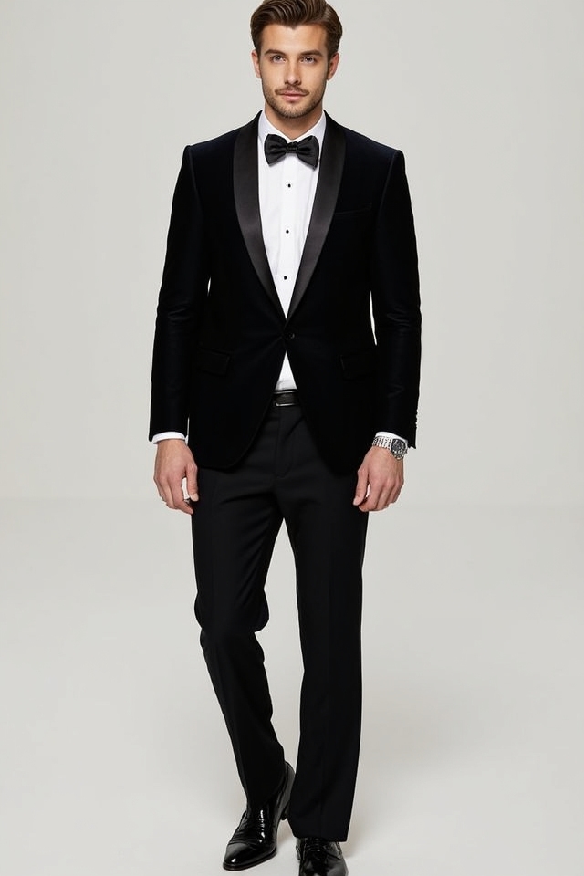 glamorous new year s tuxedo