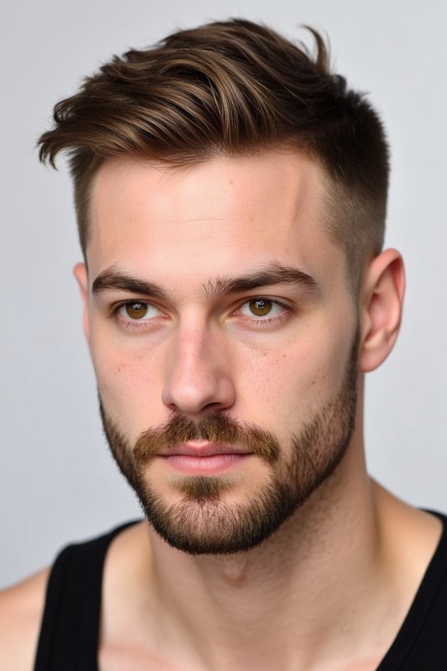 goatee with clean edges