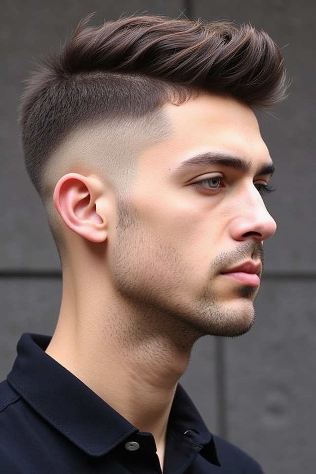gradual drop behind ears