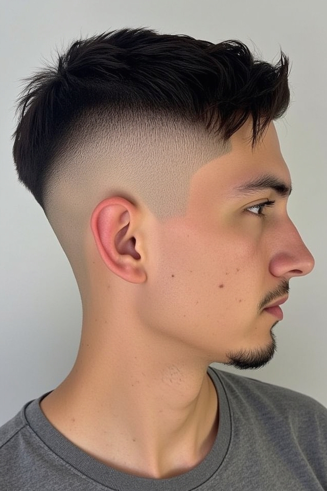 gradual hair fade blend