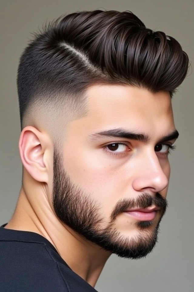 gradual taper side part