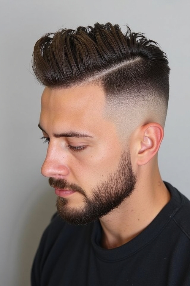 high taper textured waves