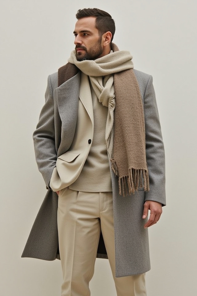 layer neutrals with textures