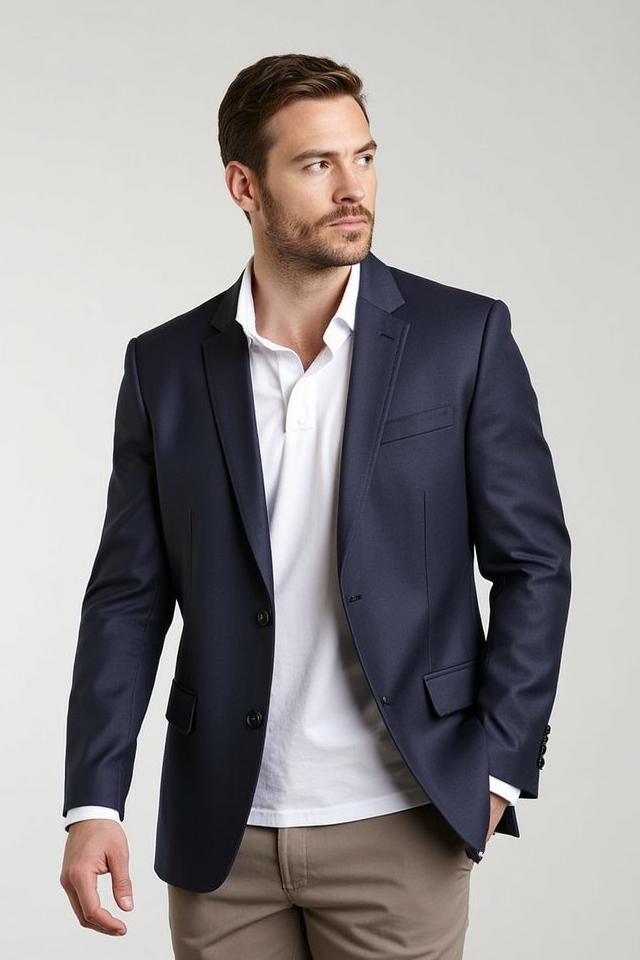 layered with a blazer