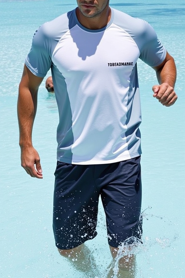 lightweight quick dry waterwear outfit