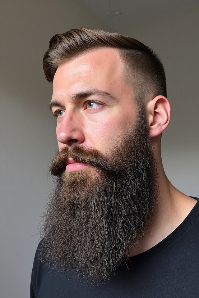 long beard tapered sides