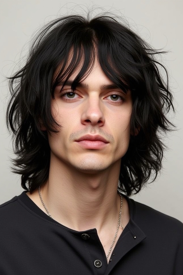 long fringe sweeping style