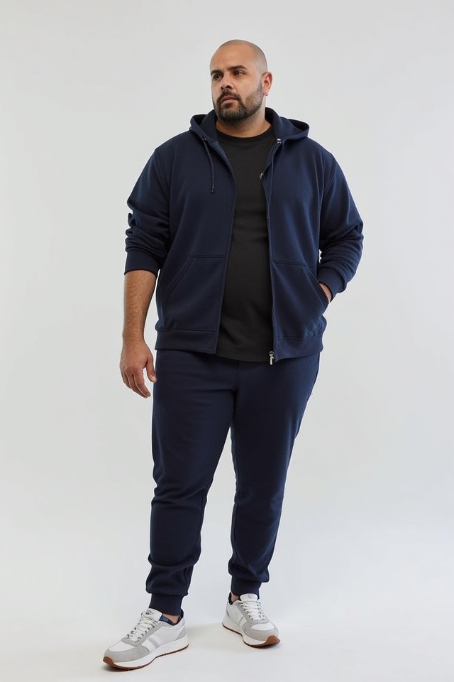 loose hoodie tapered joggers