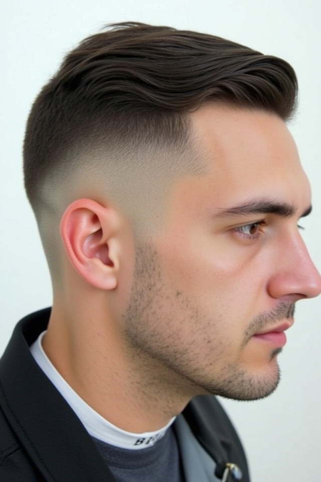 low fade back swept layers