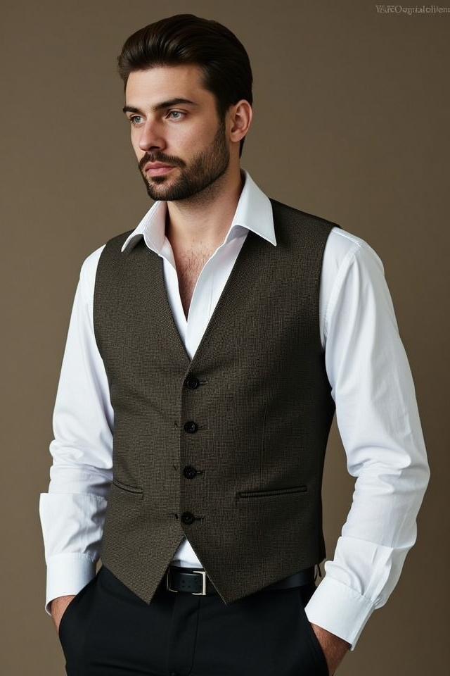 luxurious tailored victorian waistcoat