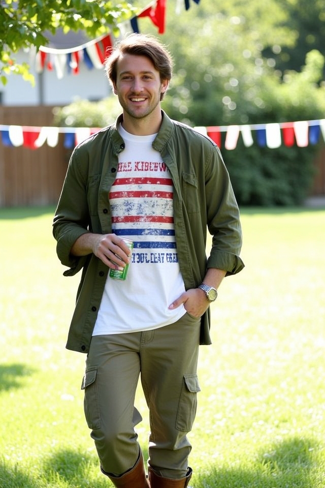 military jacket casual style