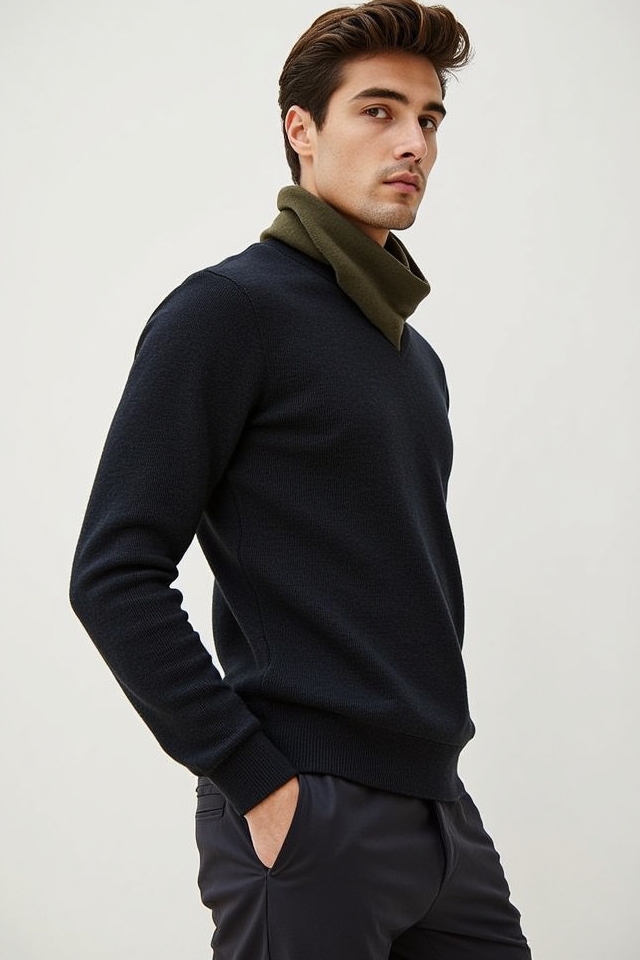 minimalist monochrome knitwear approach