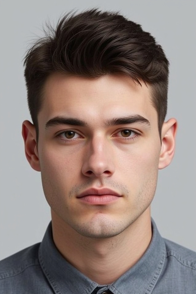 modern bowl cut fade
