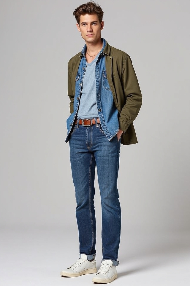 modern denim jorts twist