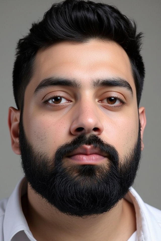 modern short punjabi beard