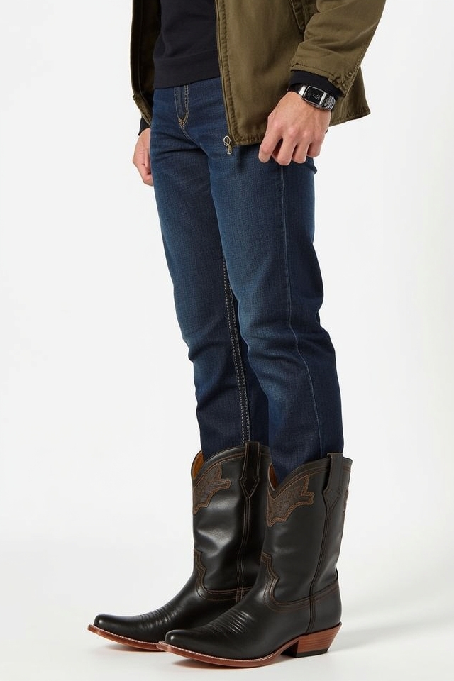 modern style cowboy boots