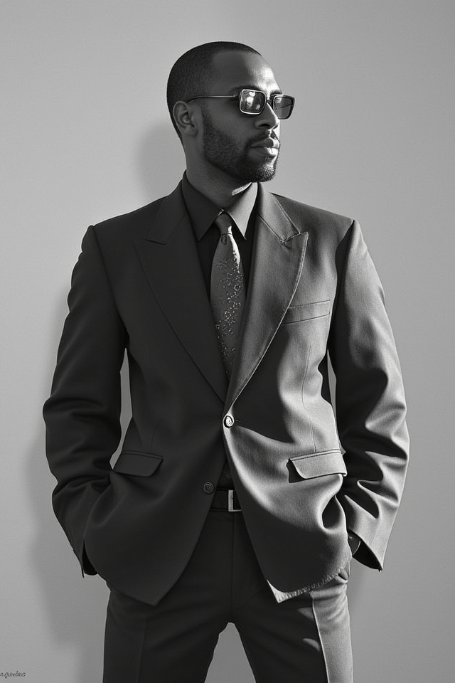 monochrome tailored understated elegance