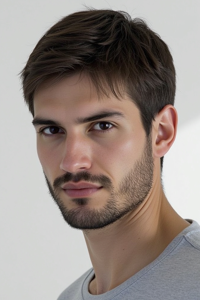 neatly trimmed minimalist style