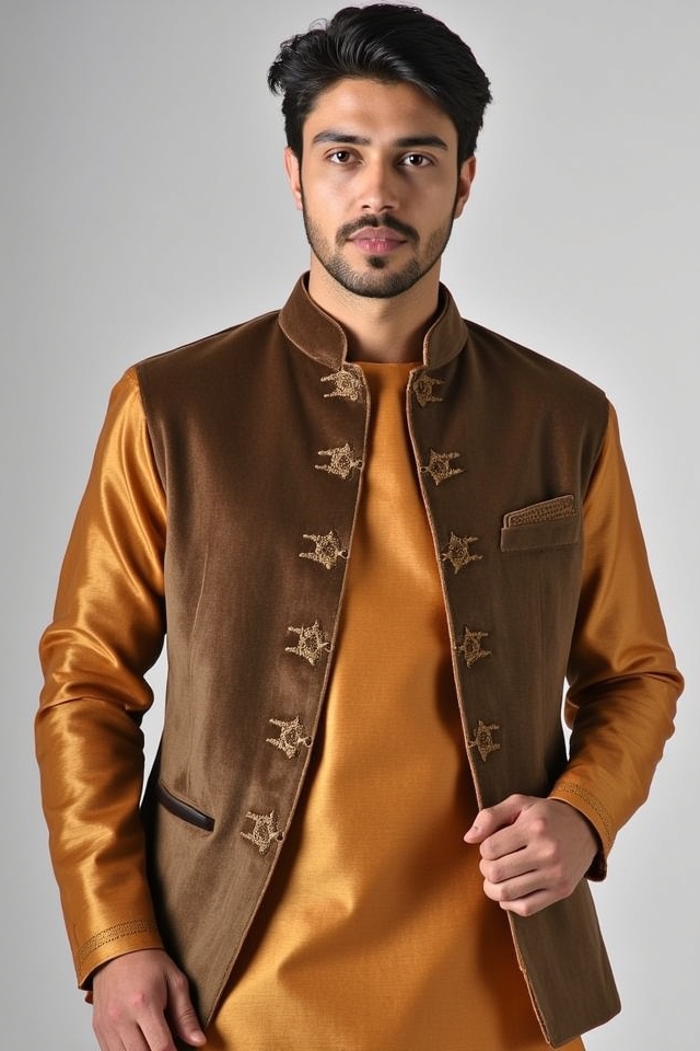 nehru jacket with kurta