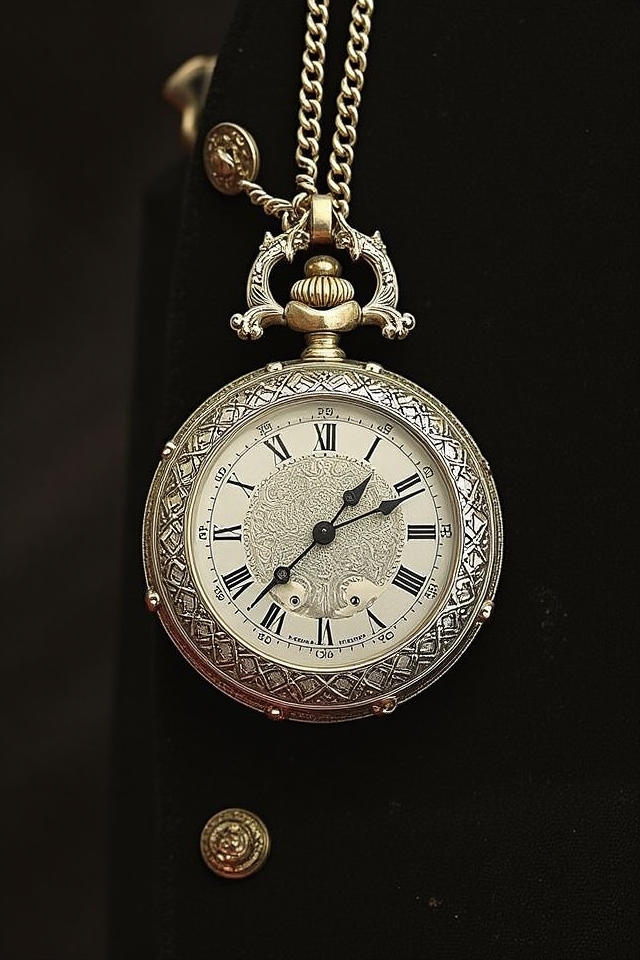 ornate victorian pocket watch