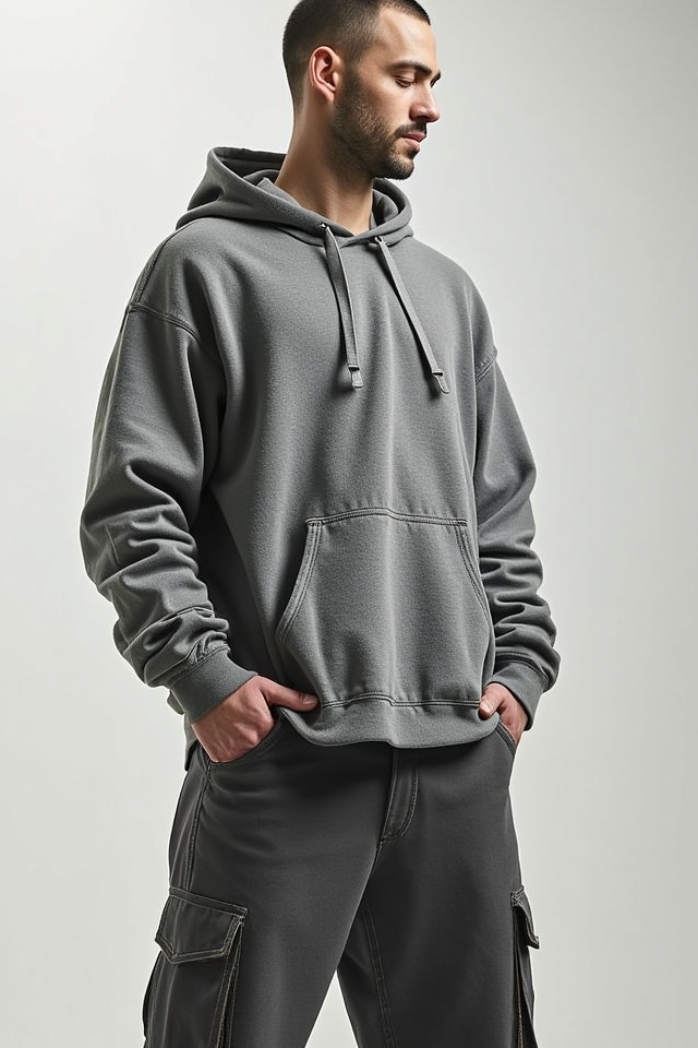 oversized hoodie cargo pants
