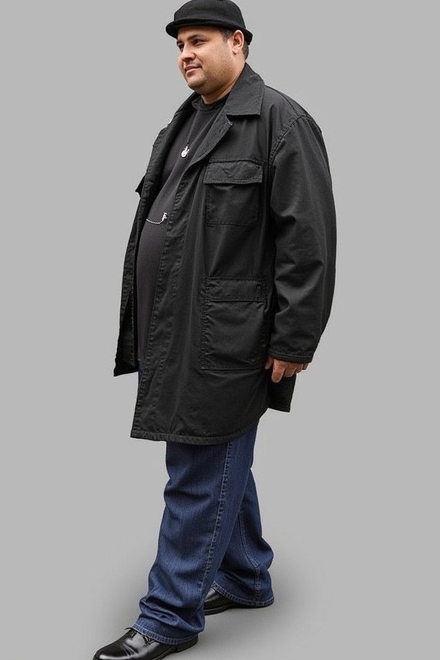 oversized jackets hide bellies