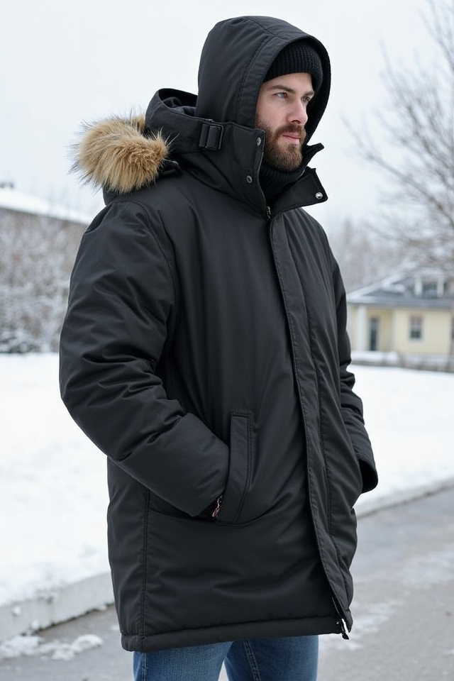 oversized parka streetwear warmth