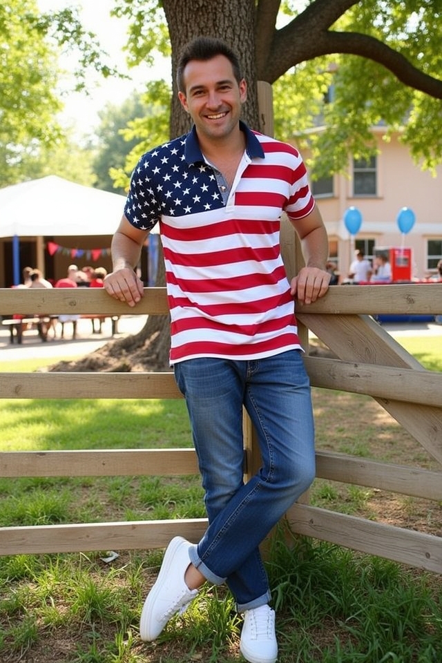 patriotic casual summer outfit