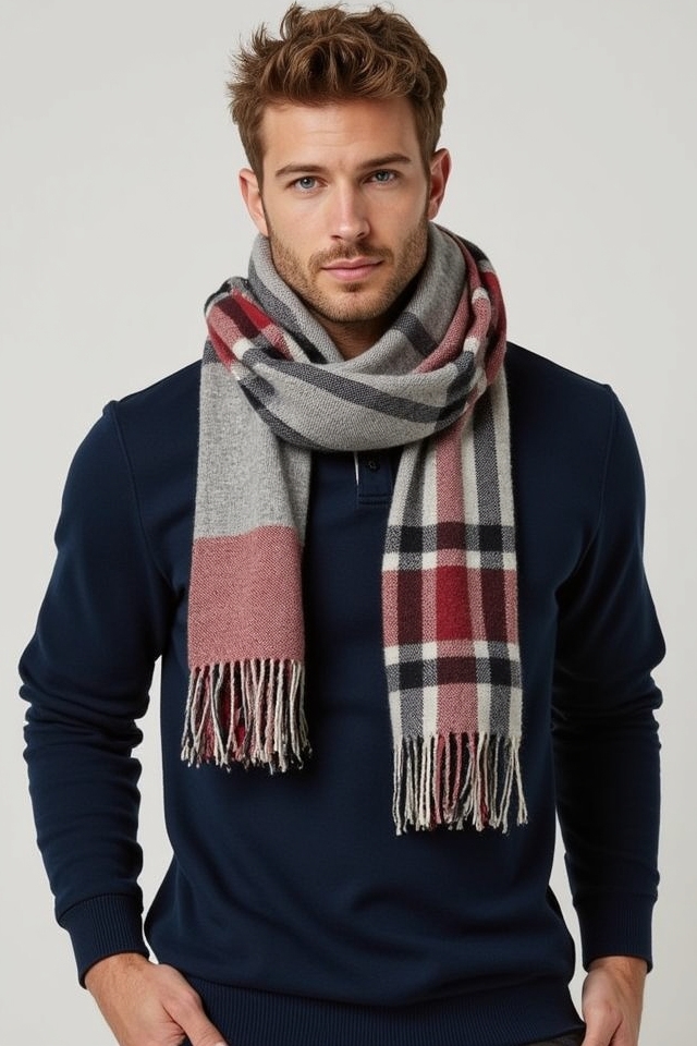 polished cozy scarf addition
