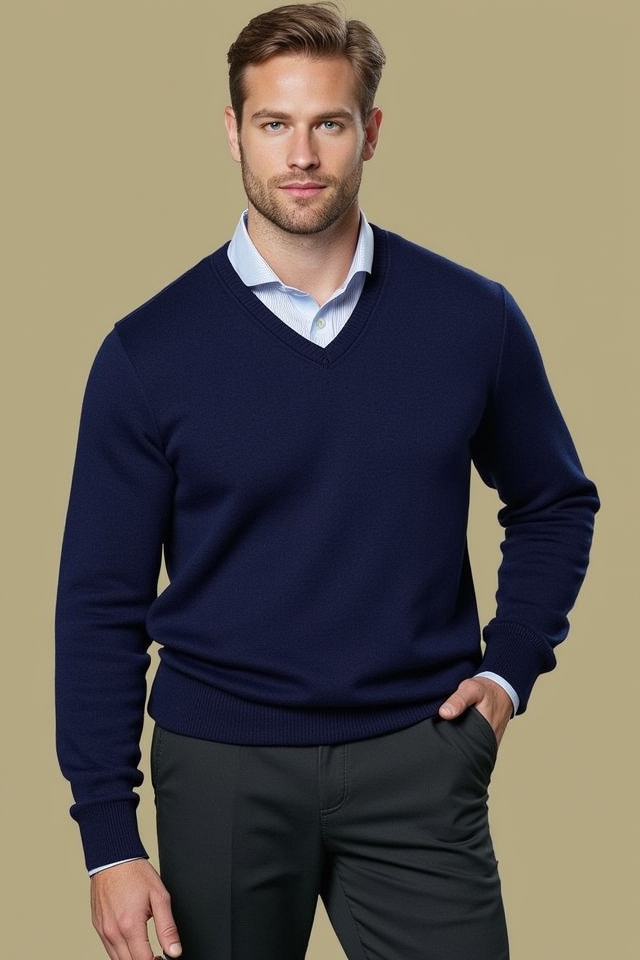 polished sweater dress ensemble