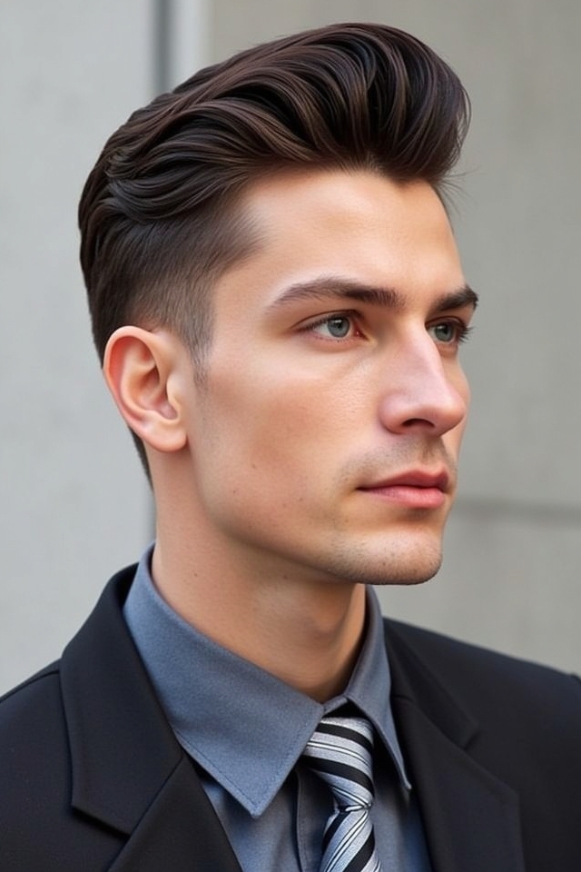 professional polished office quiff