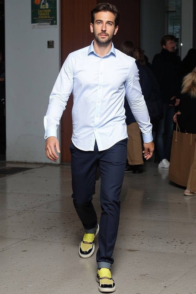 refined button down statement shoes