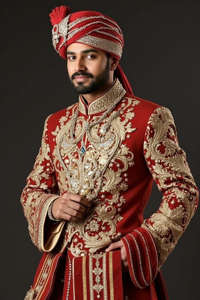 regal south asian sherwani