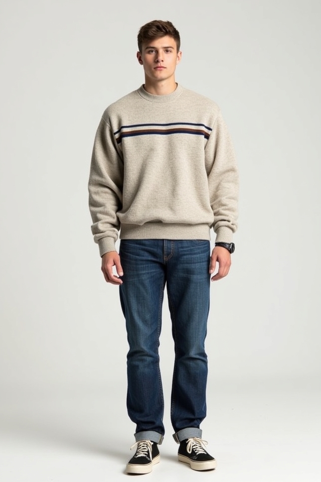 relaxed oversized sweater style