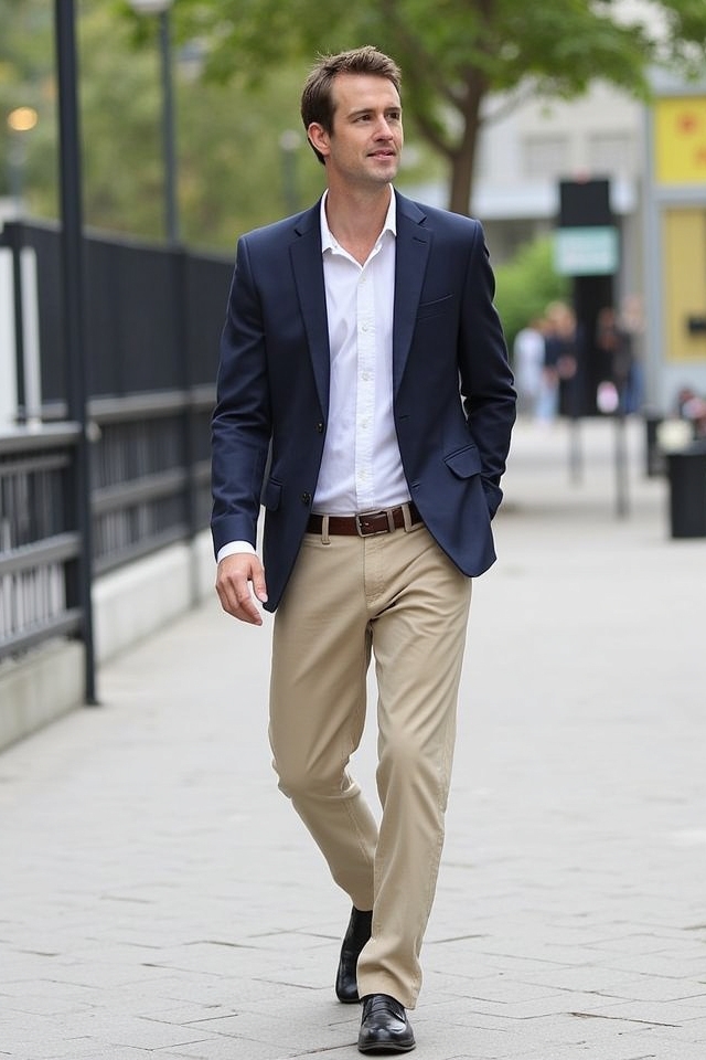 relaxed unstructured blazer ensemble