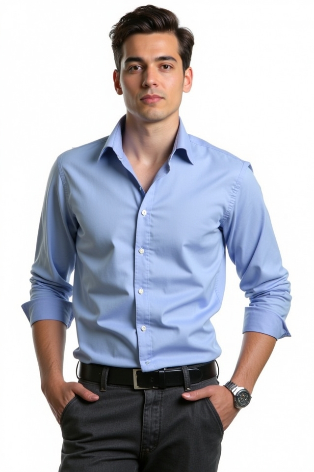 rolled sleeves smart casual outfit