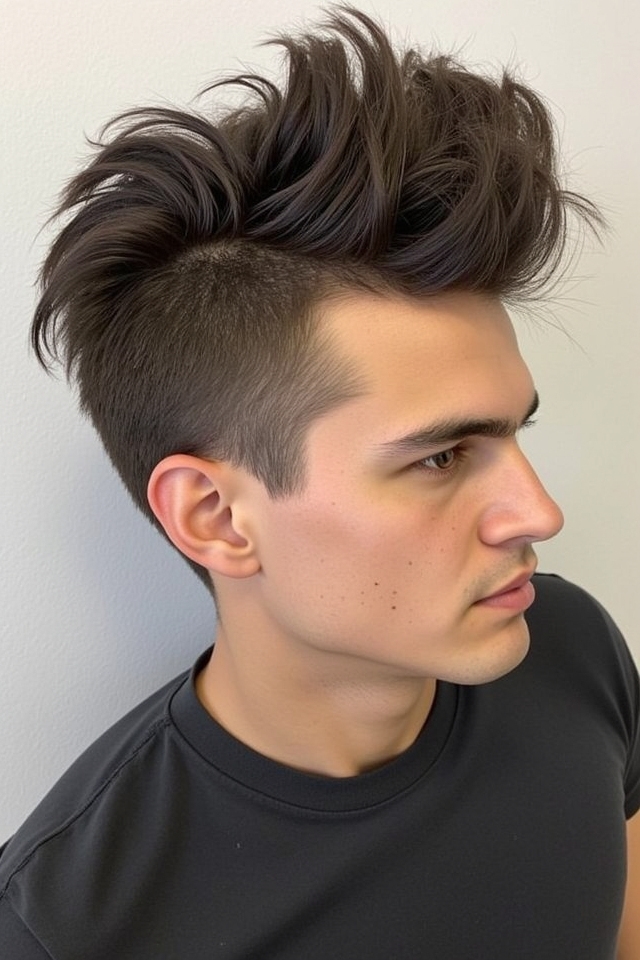 rugged messy bedhead edge