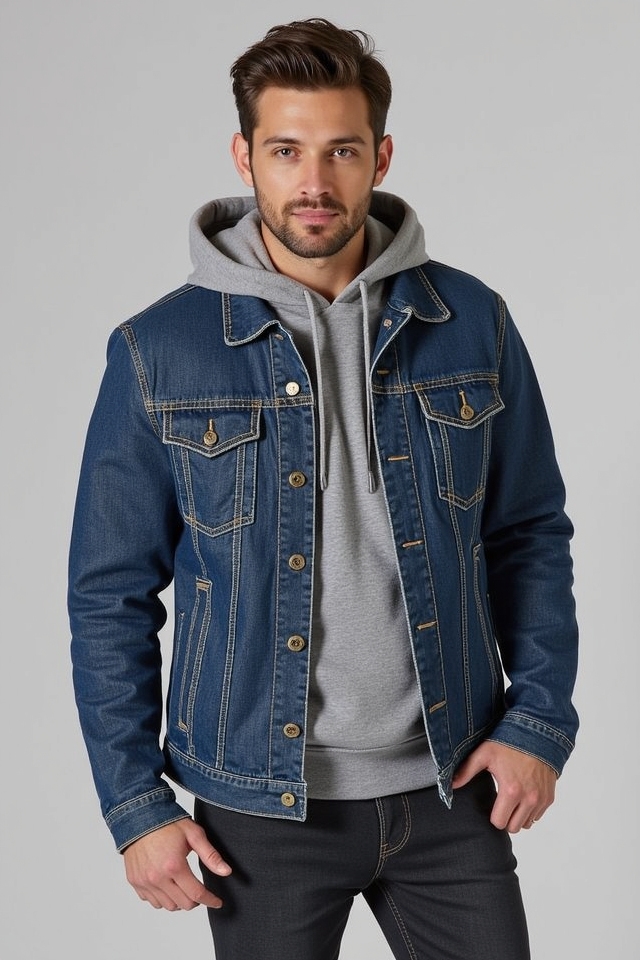 rugged modern cowboy layering