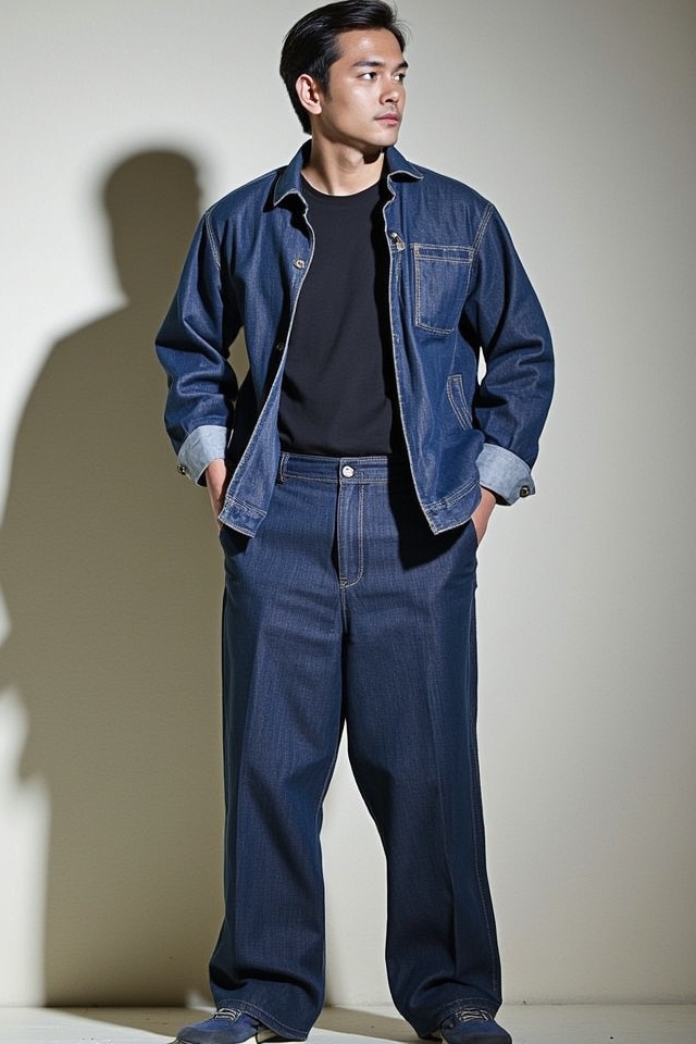 rugged refined denim fusion