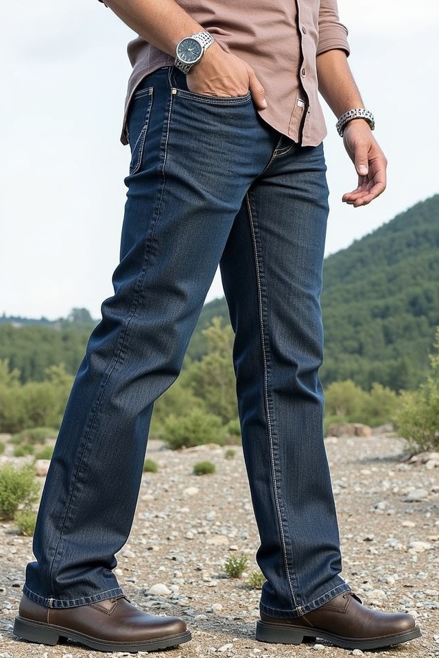 rugged stretchy durable jeans