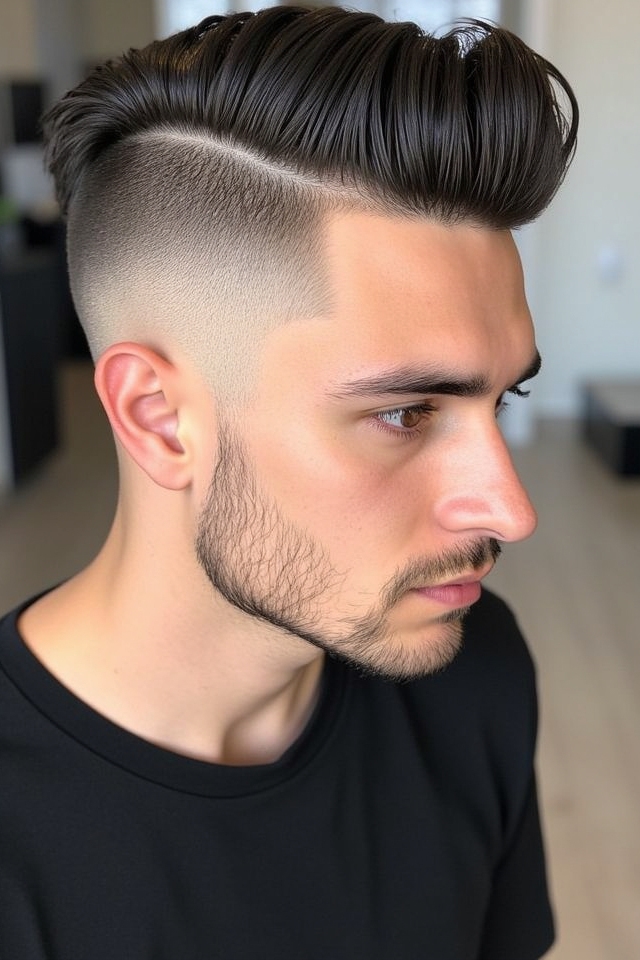 sharp edgy undercut style