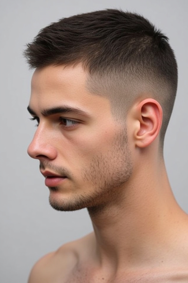 sharp modern shaved sides