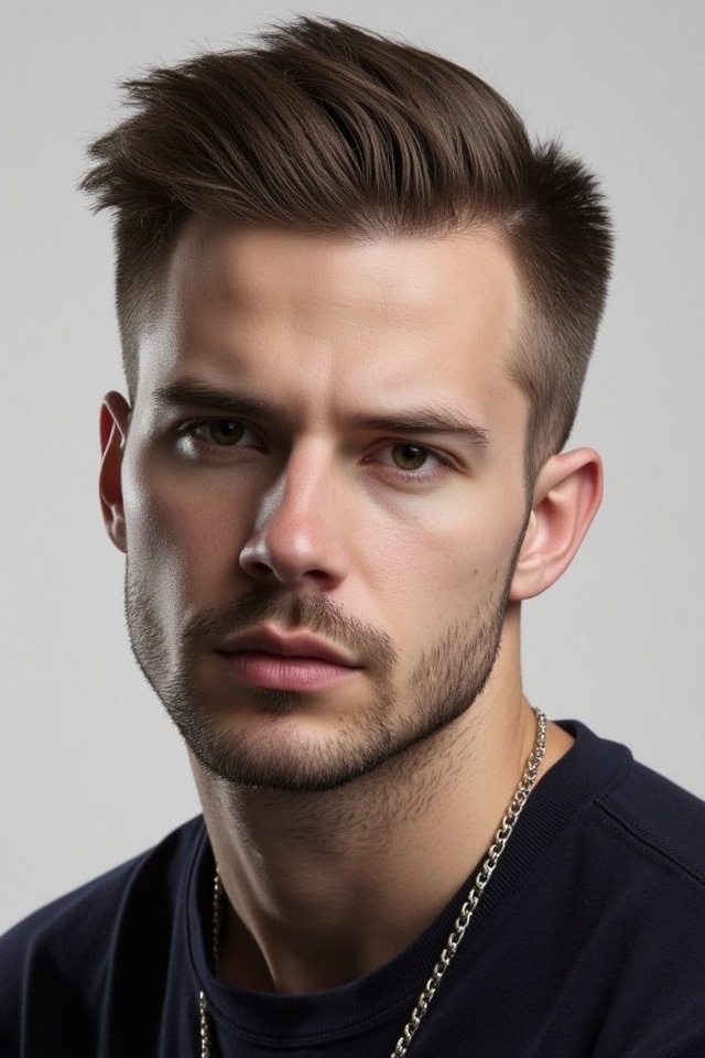 sharp undercut flowing top