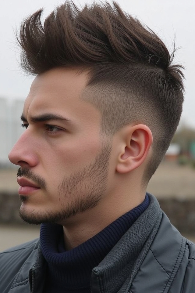 short mullet subtle style