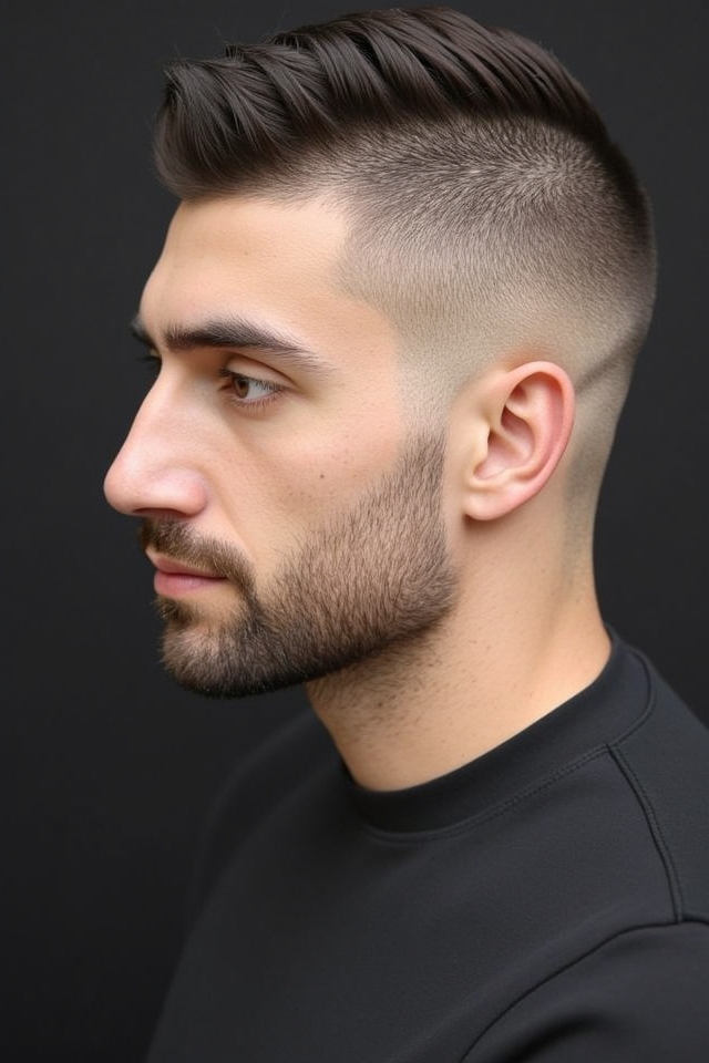 short sides long top